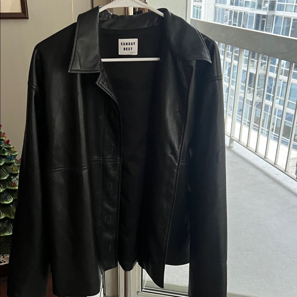 Sunday Best Classic Black Leather Jacket